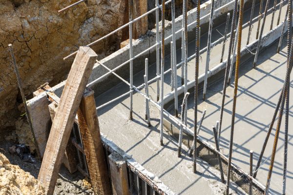 Concrete Footing Pouring in Elgin