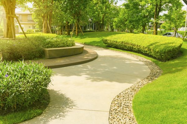 Cement Walkway Installation in Elgin