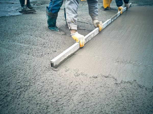 Cement Slab Installation in Elgin