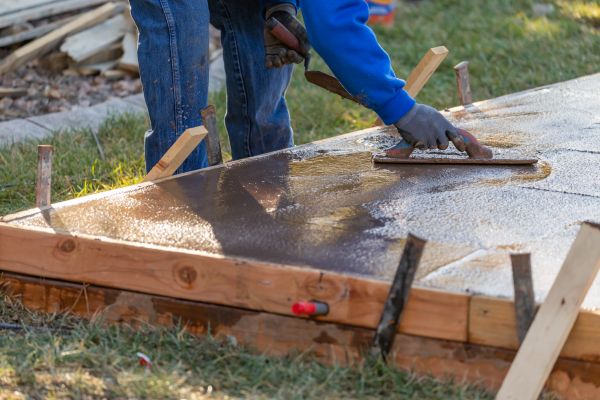 Patio Slab Construction in Elgin