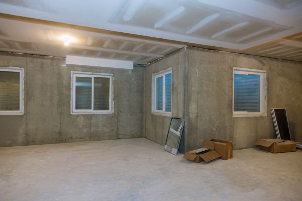 Basement Concrete Installation in Elgin