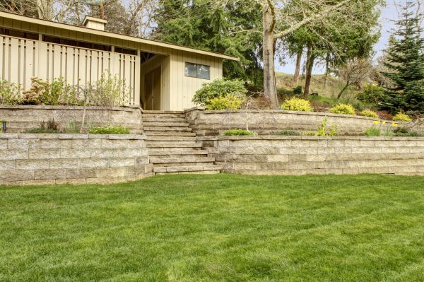 Retaining Wall Construction in Elgin