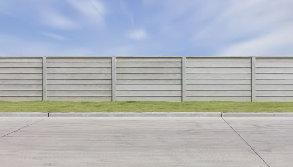 Concrete Fence Installation in Elgin
