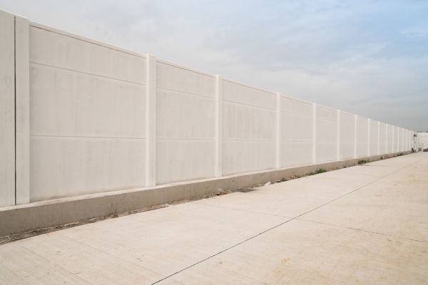 Concrete Fence Construction in Elgin