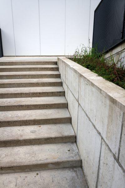 Cement Stair Installation in Elgin