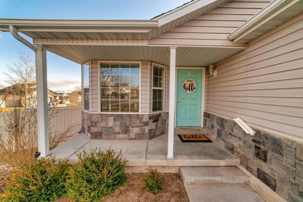 Porch Concrete Installation in Elgin