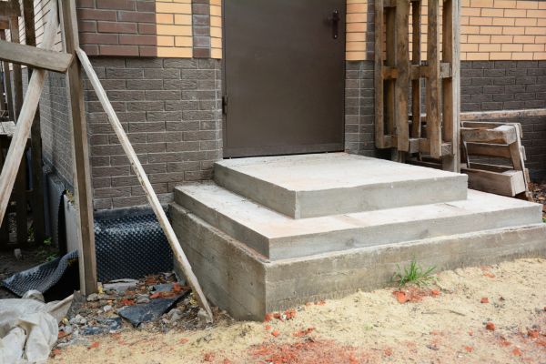 Cement Steps Construction in Elgin