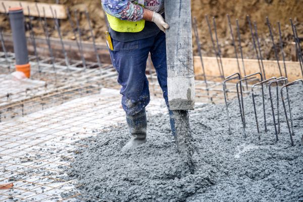 Cabin Foundation Pouring in Elgin